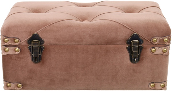 Скриня-пуф Велюр латте 50х25х23 см 