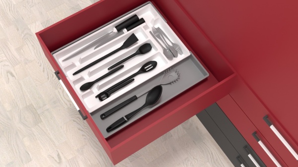 Лоток для столових приборів розсувний 300/400/500 DC