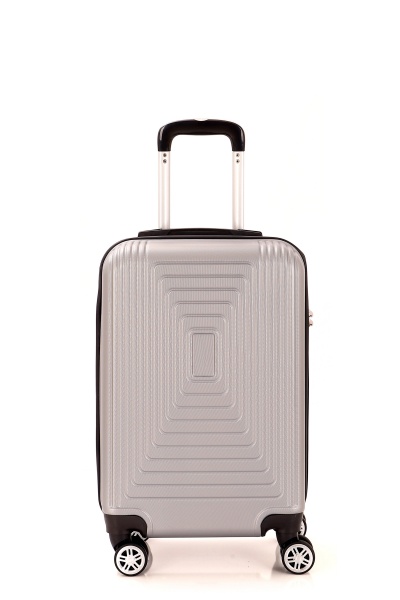 Валіза 42 л срібний MCS V360 на 4 колесах S 20