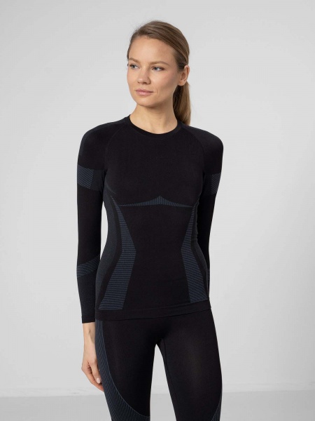 Футболка з довгим рукавом 4F WOSEAMLESS UNDERWEAR BIDB030G H4Z22-BIDB030G-20S р.M/L чорний