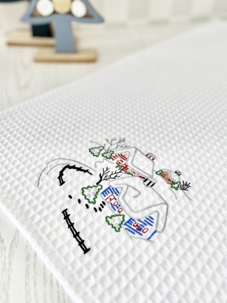 Рушник вафельний RKVF04B 34x65 см Limaso 