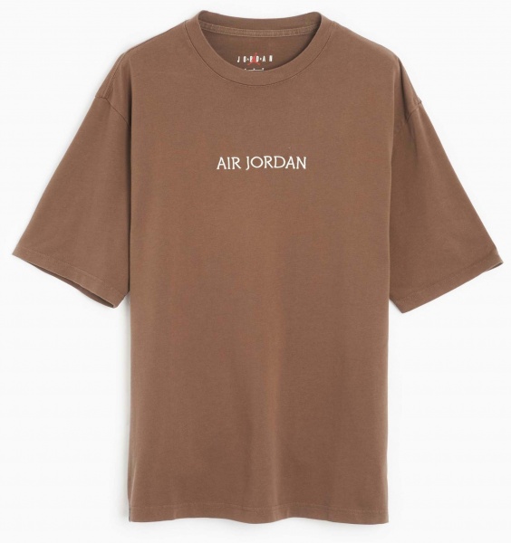 Футболка Nike M J AIR JDN WM TEE DV6465-270 р.S коричневый