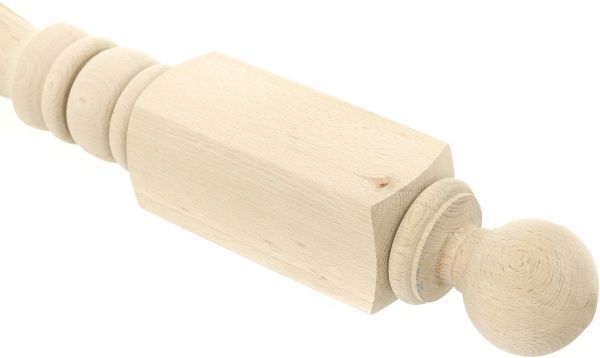 Столб буковый фрезированный Тип-18 75х75х110 мм