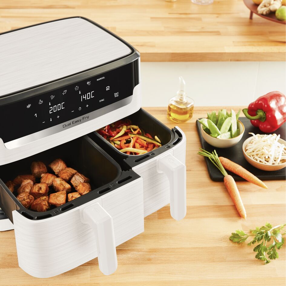 Мультипечь Tefal Dual Easy Fry EY901AE0