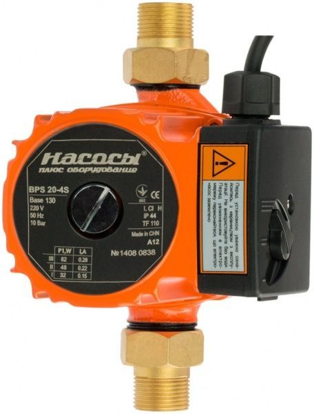 Циркуляционный насос Насосы плюс оборудование BPS 20-4-130