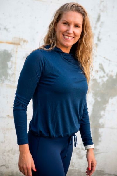 Джемпер Casall Liquid Tencel Hood 19260-043 р. 36 синій