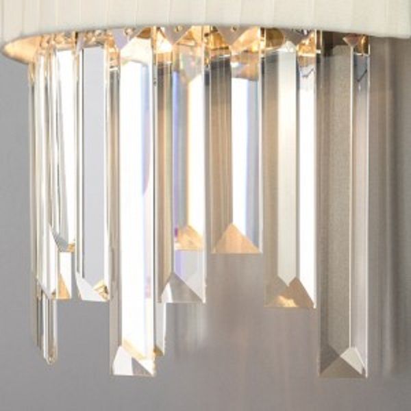 Бра Strotskis Amantea 2x40 Вт E14 хром/прозрачный 10106/2 (хром)