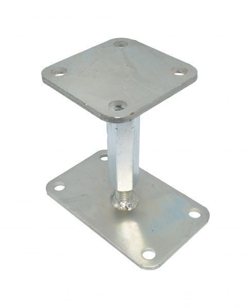 Регульована опора h130-200, 100х 100x6,5 мм 1 шт. 