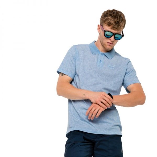 Поло Jack Wolfskin PIQUE POLO MEN 1804653-1261 р.2XL блакитний