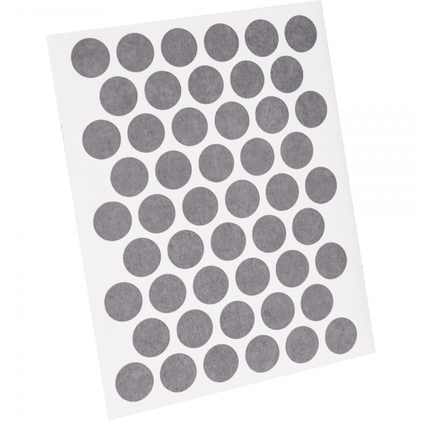 Заглушка на конфірмат самоклейка 50 шт. бетон чикаго світло-сірий DC