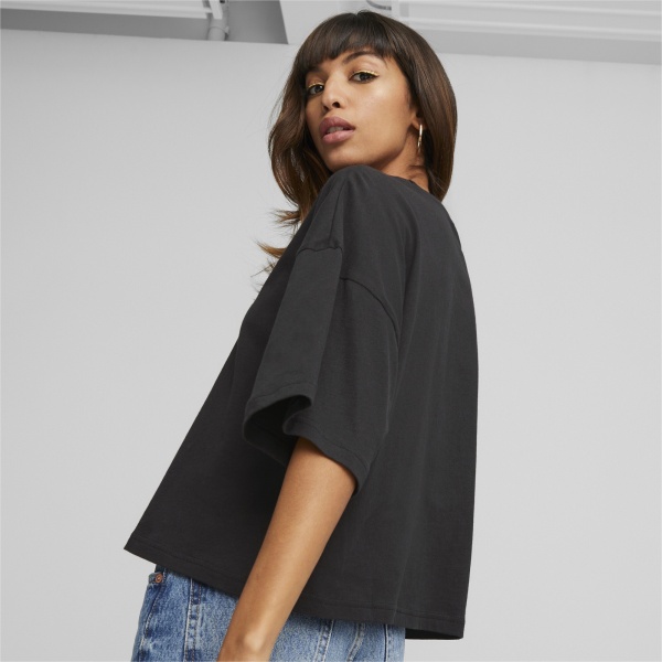 Футболка Puma CLASSICS OVERSIZED TEE 53805201 р.XS черный