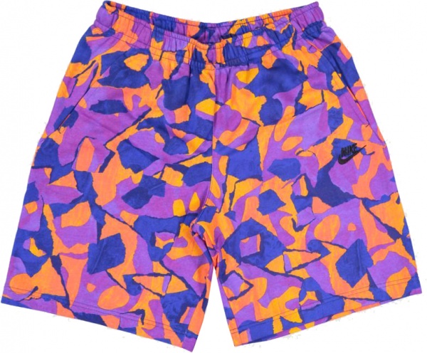 Шорти Nike CLUB+ FT SHORT AOP DX0803-551 р. S різнокольоровий