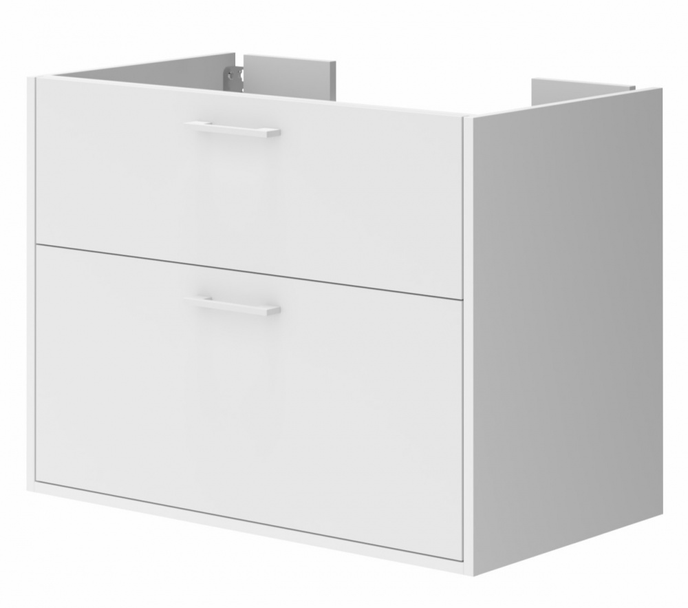 Тумба ЮВЕНТА Afina 80 см біла під стільницю або умивальник Piedra 80