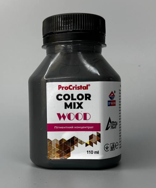 Пигмент ProCristal Color Mix Wood IР-0025 графитово-серый 110 мл