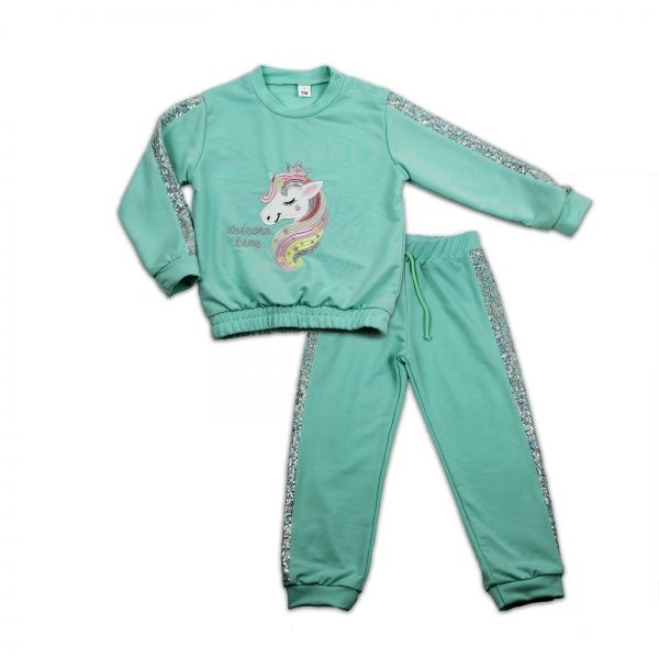 Костюм Danaya з вишивкою р.110 бірюзовий ГЗ-14 