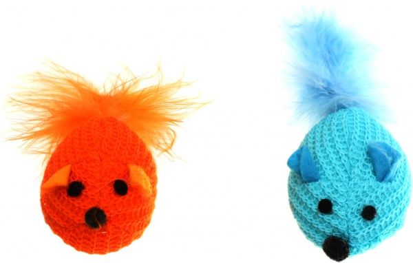 Игрушка для котов Lilli Pet Мышка 6 см 2 шт. 20-7009