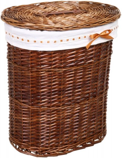 Кошик плетений з текстилем Tony Bridge Basket 51x37x56 см HQ13-10CD-1 