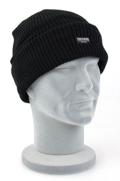 Шапка Mil-Tec ВЯЗАНАЯ С ПОДКЛАДКОЙ THINSULATE [019] BLACK 12131002