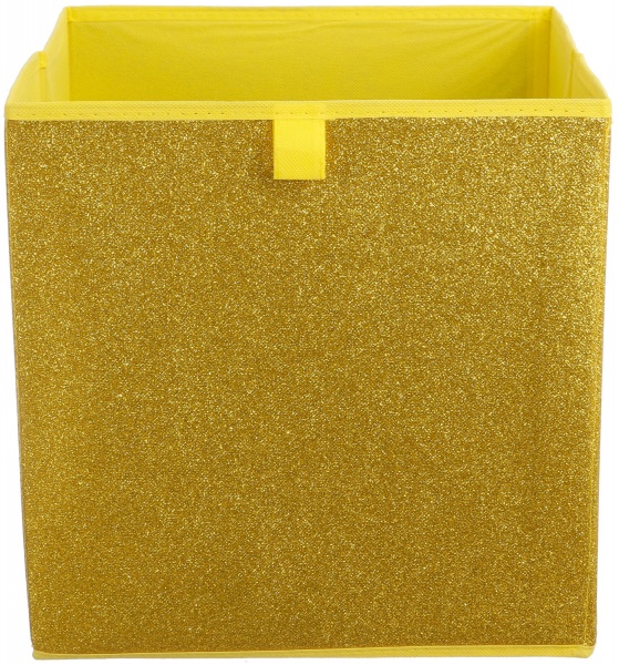 Ящик для хранения складной SO04064-1 Glitter золотой 300x300x300 мм