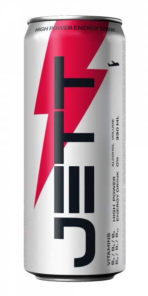 Энергетический напиток Jett безалкогольный сильногазированный 0,33 л 