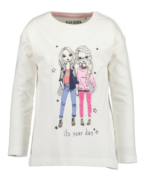 Реглан для дівчинки Blue Seven Смаколик р.110 білий 750723 X* 