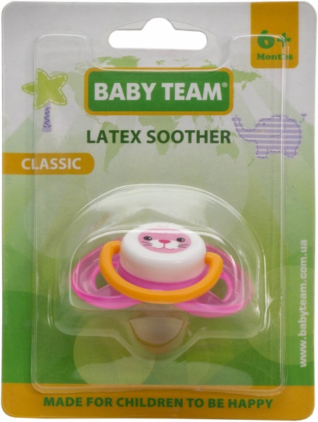 Пустышка Baby Team Классическая 3222