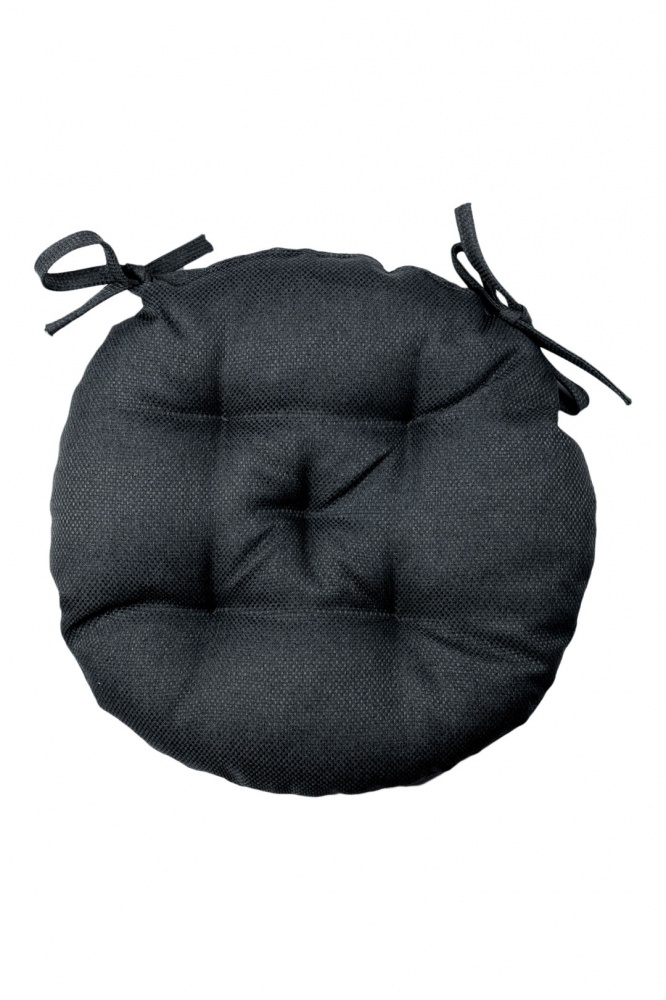 Подушка на стілець Dх40 см LEON графіт Прованс