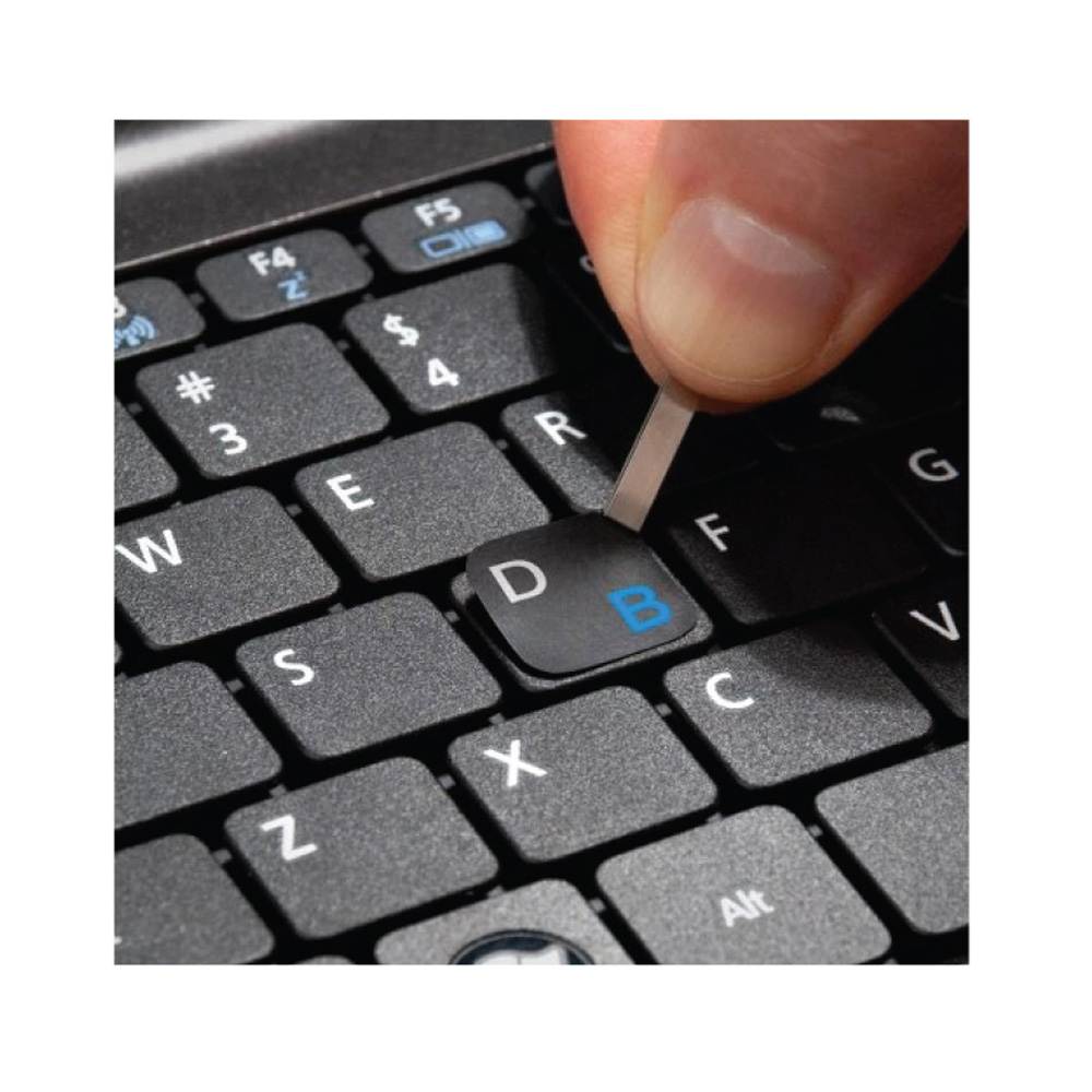 Наклейки на клавиатуру ColorWay [019] Black (CW-BWBL)