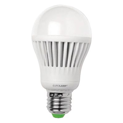 Лампа LED Eurolamp A60 6.5 Вт E27 холодный свет 2 шт