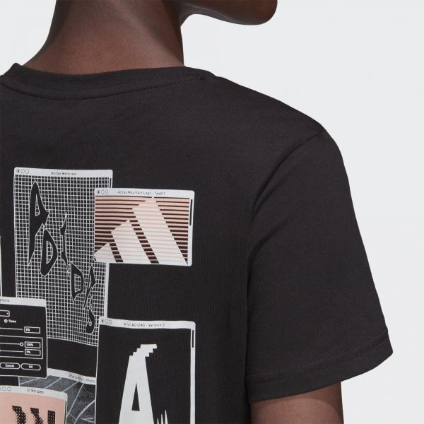 Футболка Adidas W MH Photo Tee ED6167 XS черный