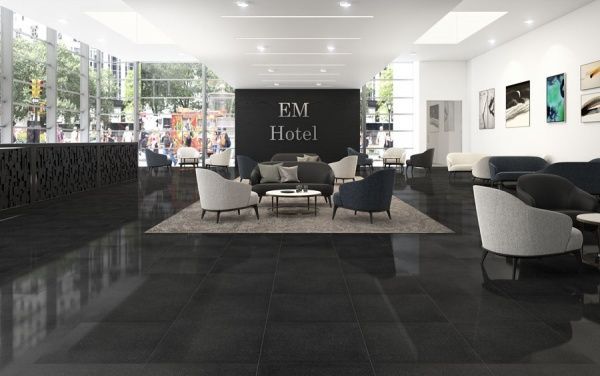 Плитка El Molino Формула Негро пулідо 59x59 . 