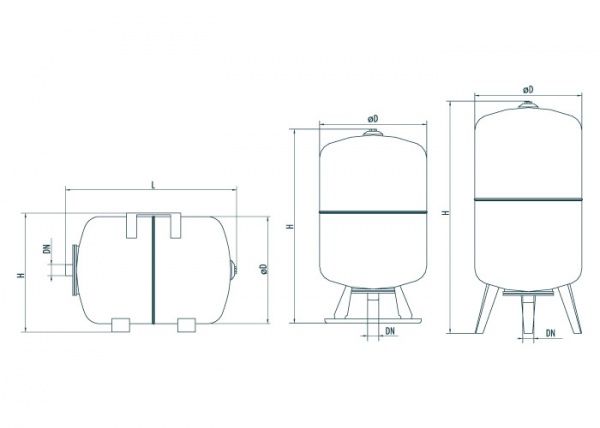 Гідроакумулятор Насосы плюс оборудование HT 50SS