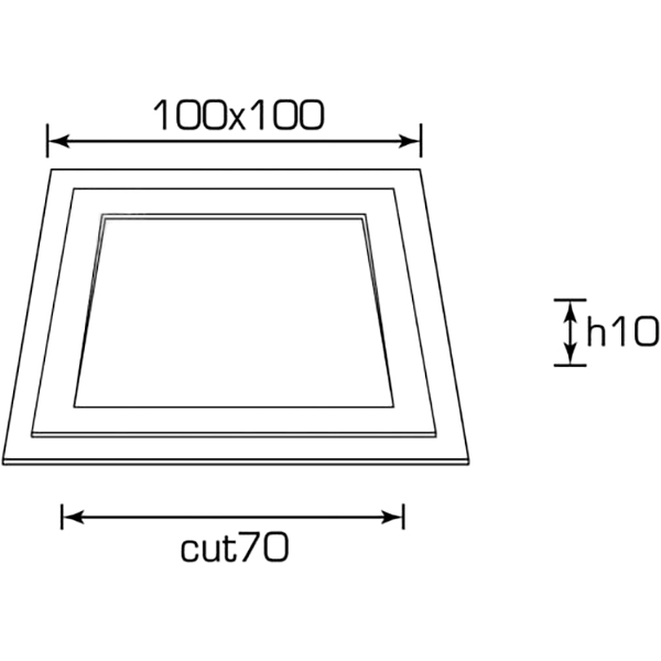 Светильник точечный Hopfen SBC LED 5 Вт 4500 К белый 