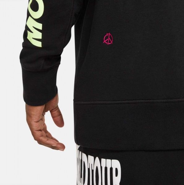 Джемпер Nike M NSW PO FT HOODIE WTOUR DA0931-010 р. L чорний