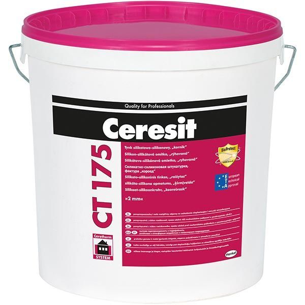 Декоративна штукатурка короїд Ceresit CT 175/2.0 25 кг