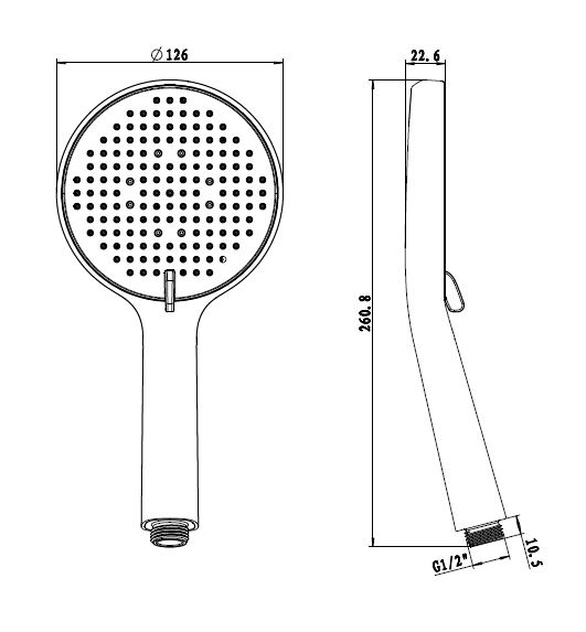 Лейка Mixxen Атланта 3 позиции MXAT0616 