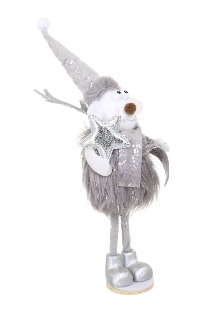 Декоративна фігура лось стоячий на підставці 27 см