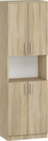 Книжный шкаф Грейд 2 4д Оптимал дуб сонома 