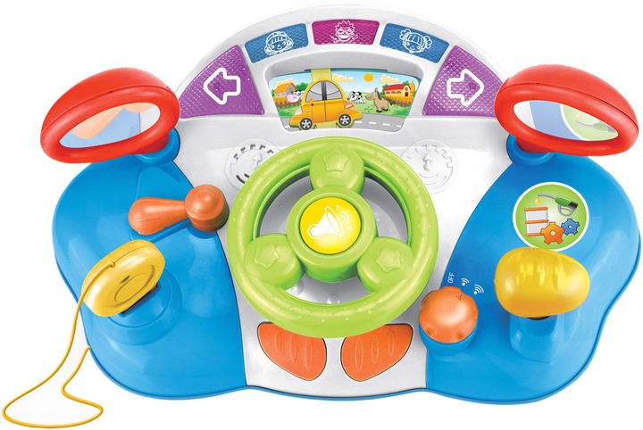 Игрушка Huanger Руль со свето-звуковым эффектом HE0507