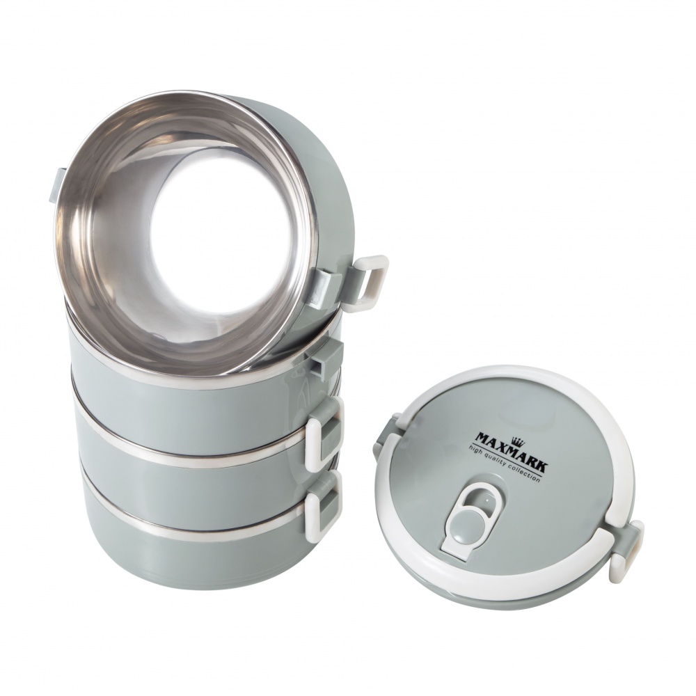 Контейнер для харчових продуктів з кришкою Maxmark 2800 мл MK-LB02800