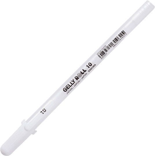 Ручка гелева Gelly Roll Sakura Basic біла 10 BOLD 