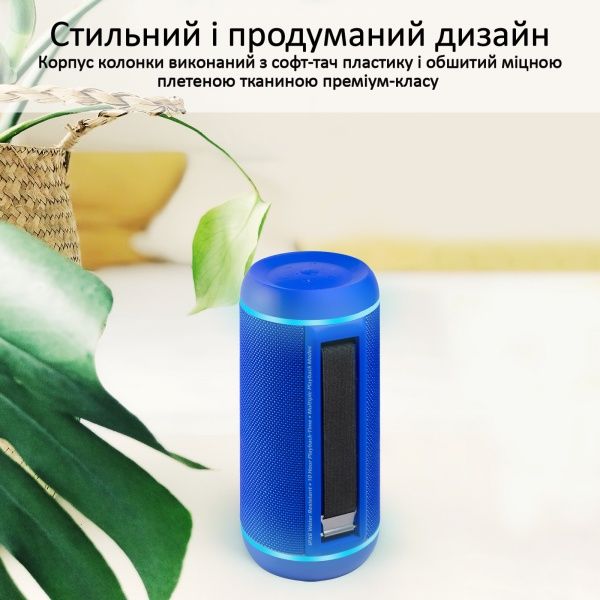 Портативна колонка Promate Silox-Pro 30W IPX6 2.0 blue 