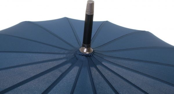 Зонт Классическая трость, автомат синий 
