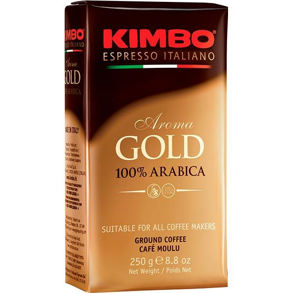 Кофе молотый Kimbo Aroma Gold 250 г 8002200102111 