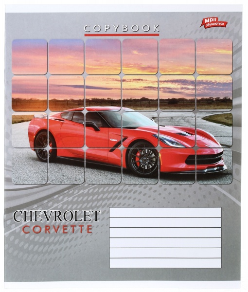 Зошит шкільний уф-лак 12 аркушів у клітинку в асортименті Мрії збуваються