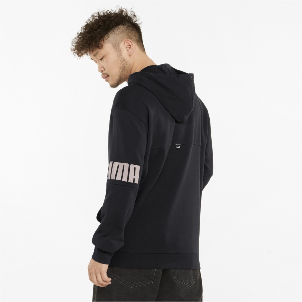 Джемпер Puma POWER Colorblock Hoodie 84800951 р. XL черный