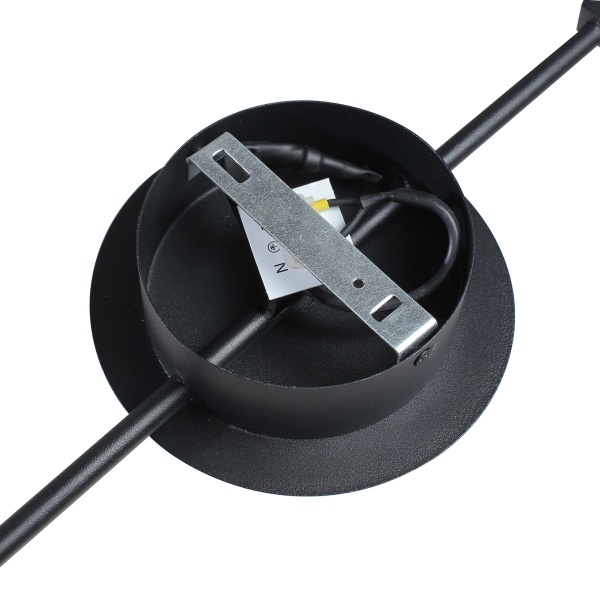 Люстра Светкомплект Atom 4xGX53 чорний 