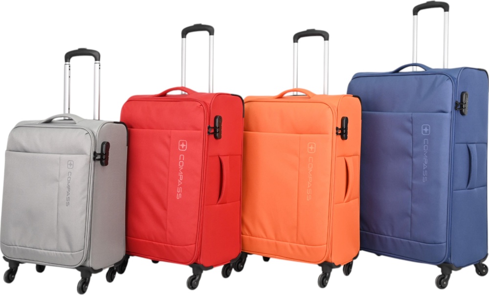 Валіза Compass MS-2501 58 л червоний 67x42x24 см M