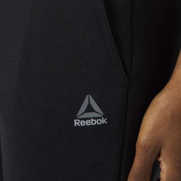 Брюки Reebok TE FRENCH TERRY PAN BS4095 р. XS черный