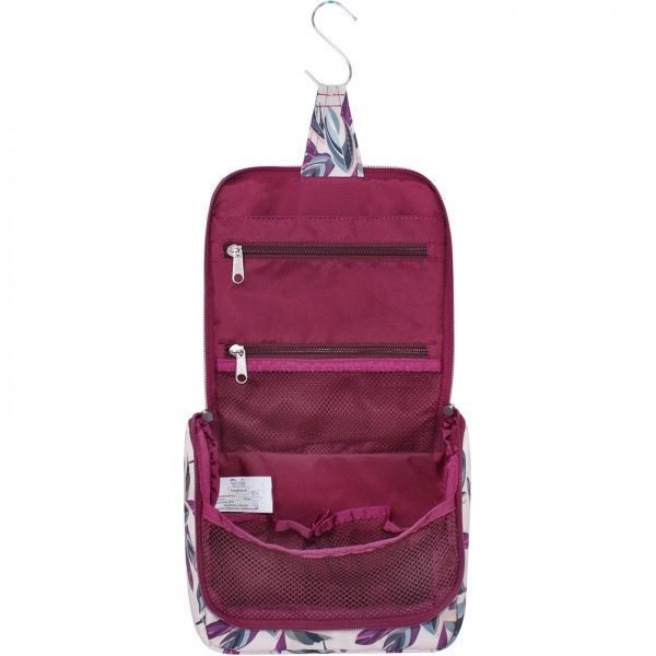 Косметичка Bagland Рожевий лист сублімація 792 мульті 00739664 